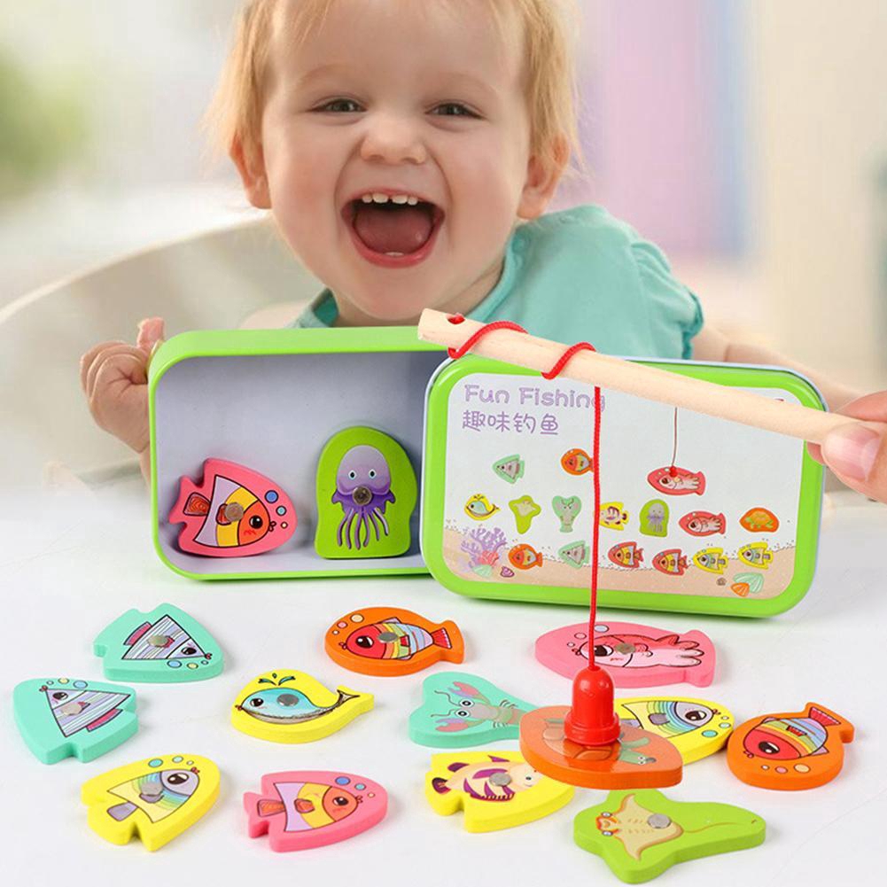 wooden baby play box