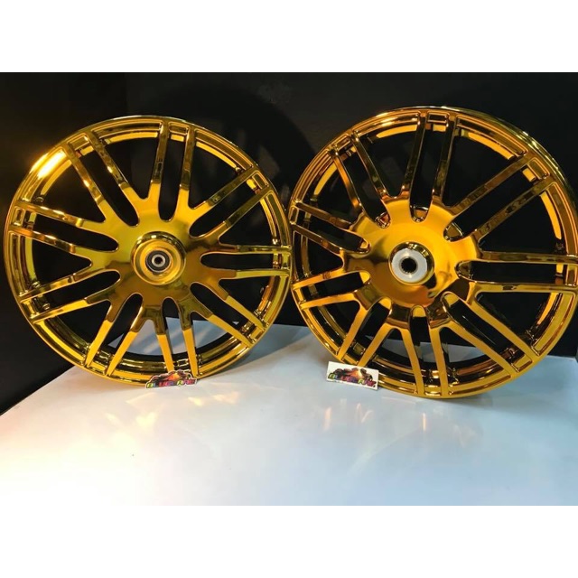 Leivenger Mags Chrome Gold 9Spokes for Mio Shopee 