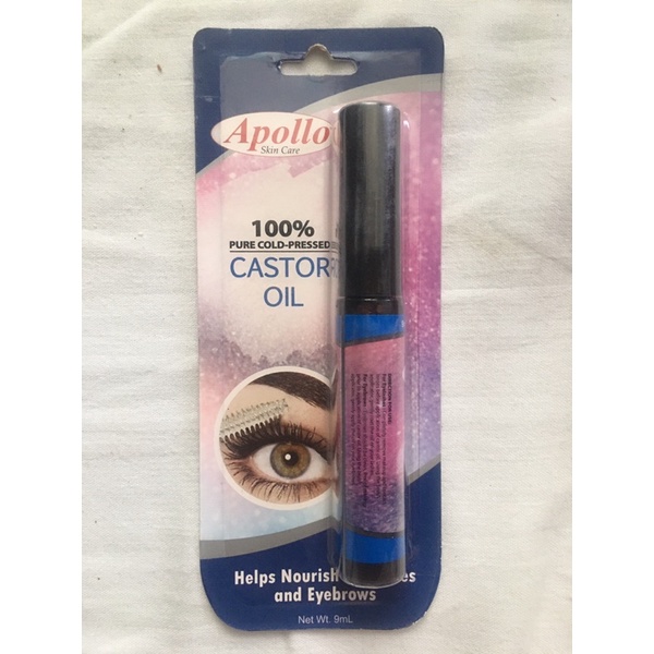 Apollo Castor oil helps nourish eyelashes and Eyebrows 100 pure cold