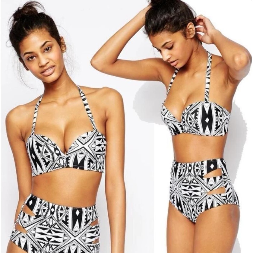 swimsuits high waisted two piece