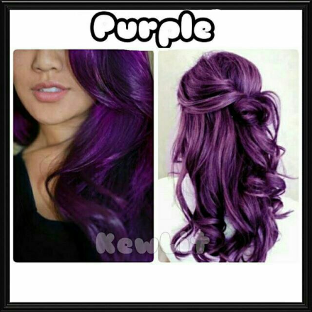 Purple Hair Color Set Shopee Philippines