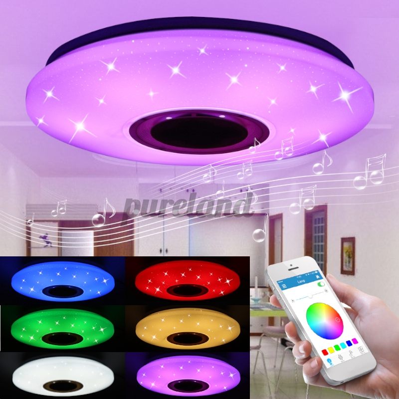 bluetooth ceiling speakers with light