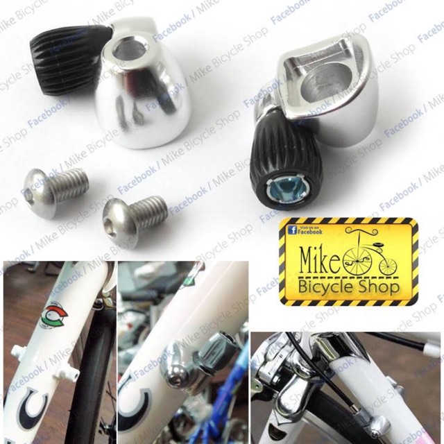 bicycle downtube cable stops