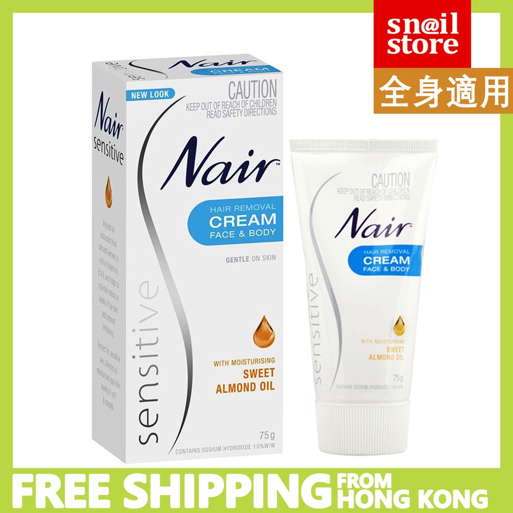 Nair Sensitive Hair Removal Cream (face & body) 75g Shopee Philippines