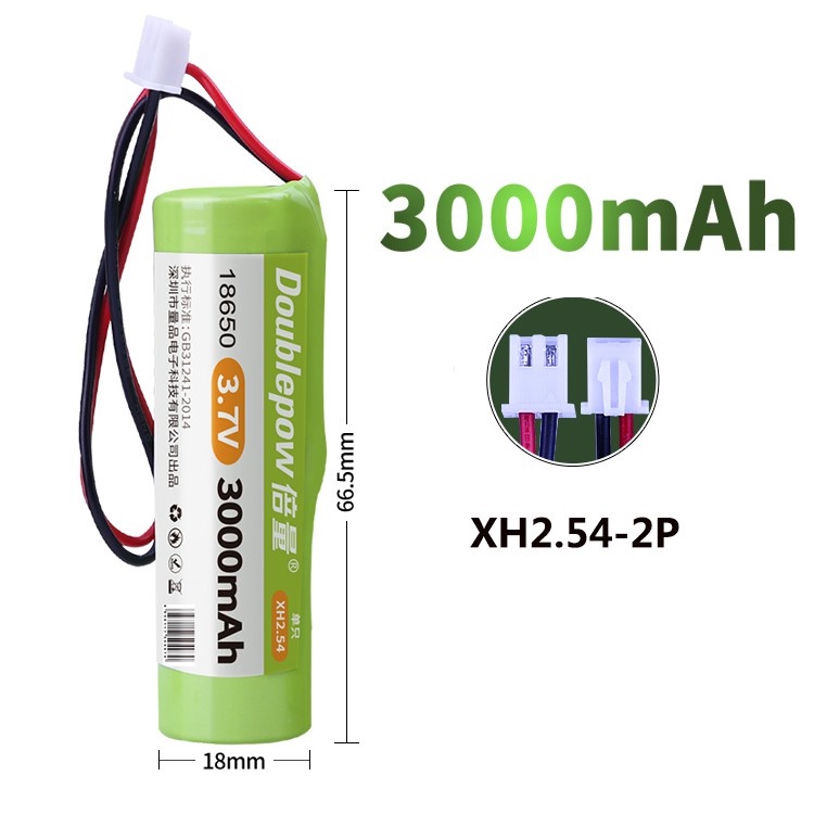 specifikation respekt gateway 3.7V Rechargeable Lithium Battery Pack 18650 3000mah for Fishing LED Light  Bluetooth Speaker | Shopee Philippines