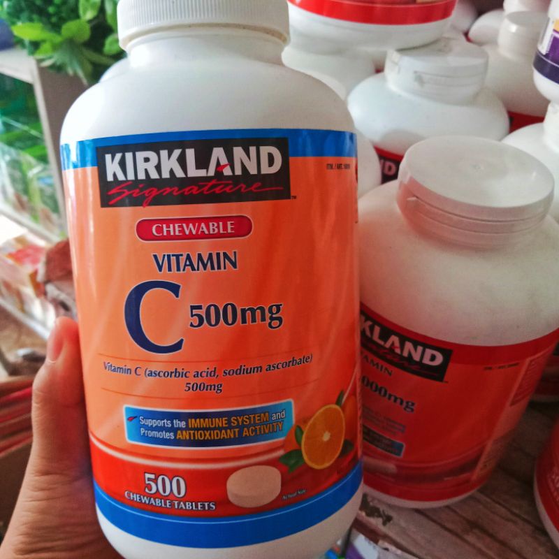 Kirkland Vitamin C 500mg Chewable 500 tablets CanadaAustralia Shopee