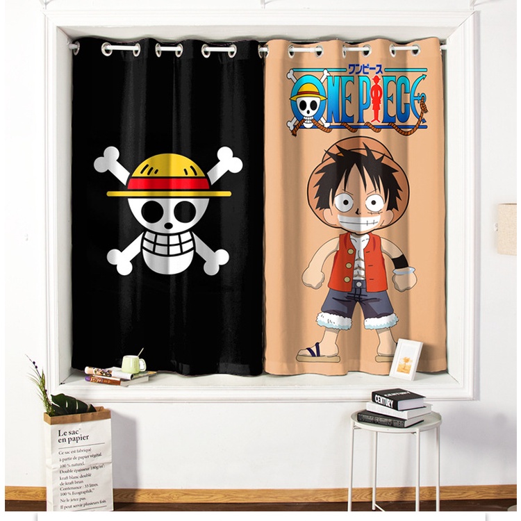 One piece bay window Anime Luffy dormitory bedroom living room bay