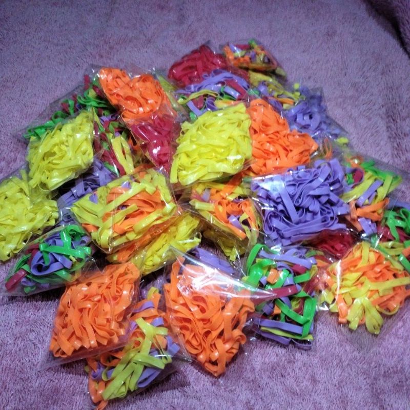 sanriohair rubber bands/makapal 100pcs Shopee Philippines