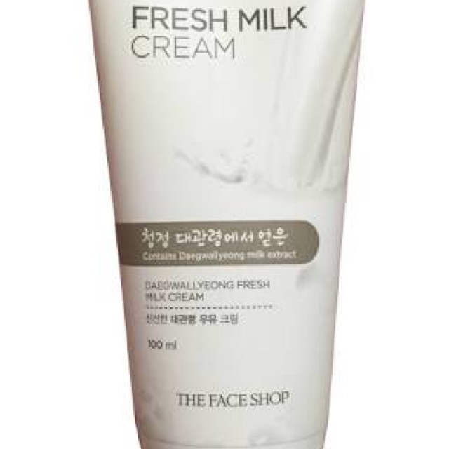 THE FACE SHOP DAEGWALLYEONG FRESH MILK CREAM Shopee Philippines