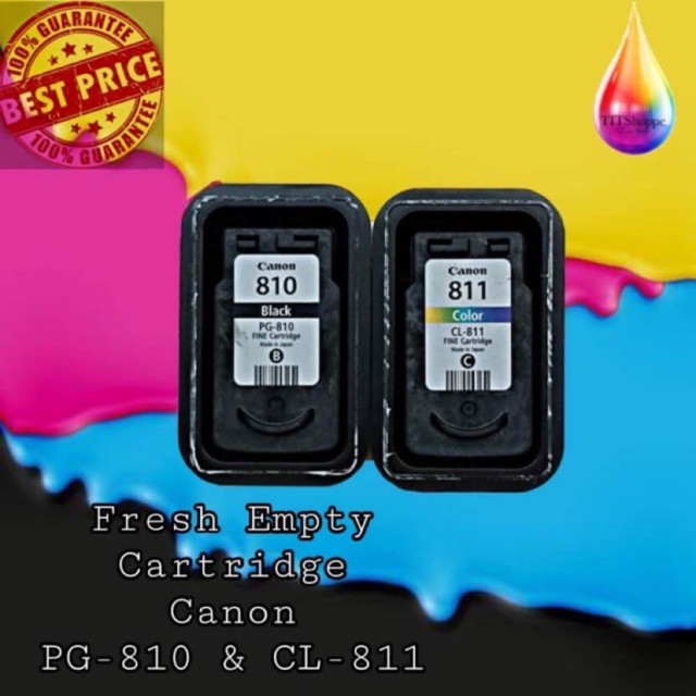 Canon “EMPTY” cartridge PG810 or CL811 fresh stocks Shopee Philippines
