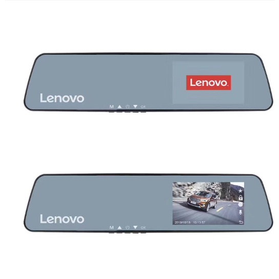 LENOVO dashcam cam for car car with night vision 4.39inch 70mai Dual Lens FHD 1080P Rearview Mirror