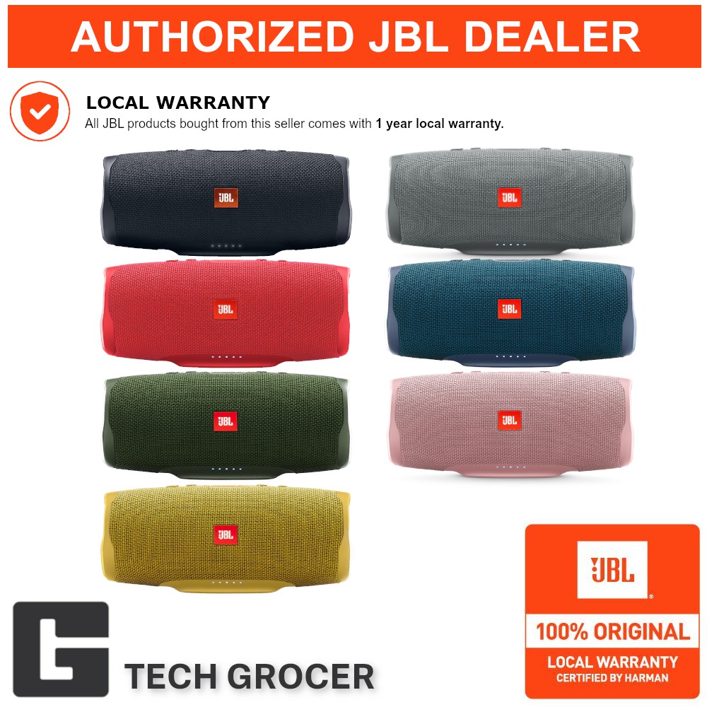 JBL Charge 4 Portable Bluetooth Speaker Shopee Philippines