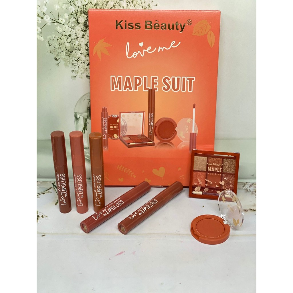 Original KISS BEAUTY MAPLE SUIT MAKEUP SET | Shopee Philippines