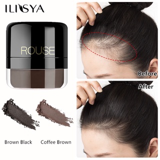 ILISYA Hairline Powder Waterproof Hair Shadow Powder Mushroom Head Puff Hair Line Edge Hair Line Edge Long Lasting
