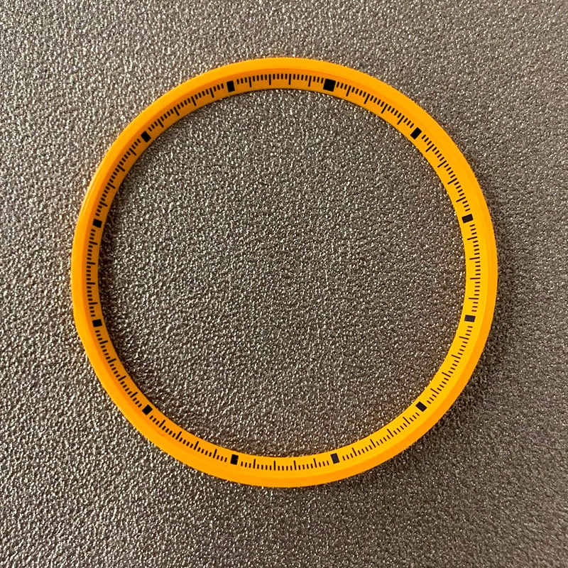 Dia 31.4mm Chapter Ring, fit for Seiko 6105 6309 turtle Captain Willard diving watch case, NH35 NH36