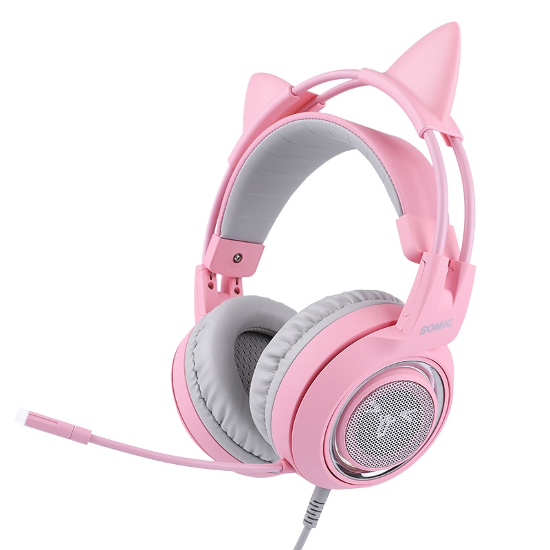 pink ps4 headphones