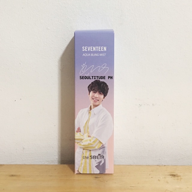 The Saem X Seventeen Wonwoo Aqua Bling Mist Shopee Philippines