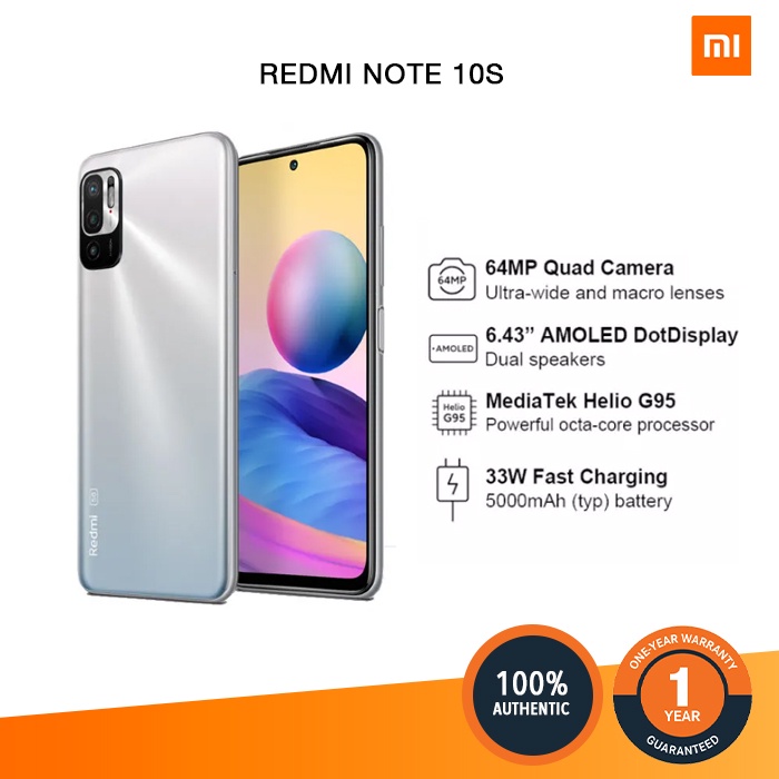 Xiaomi Redmi Note 10s 8gb 128gb Global Version Shopee Philippines 7509