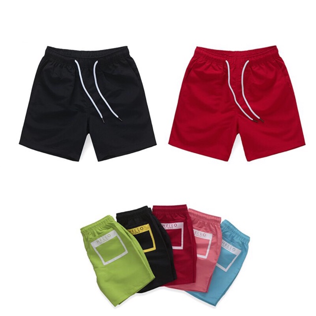 white jogger shorts men