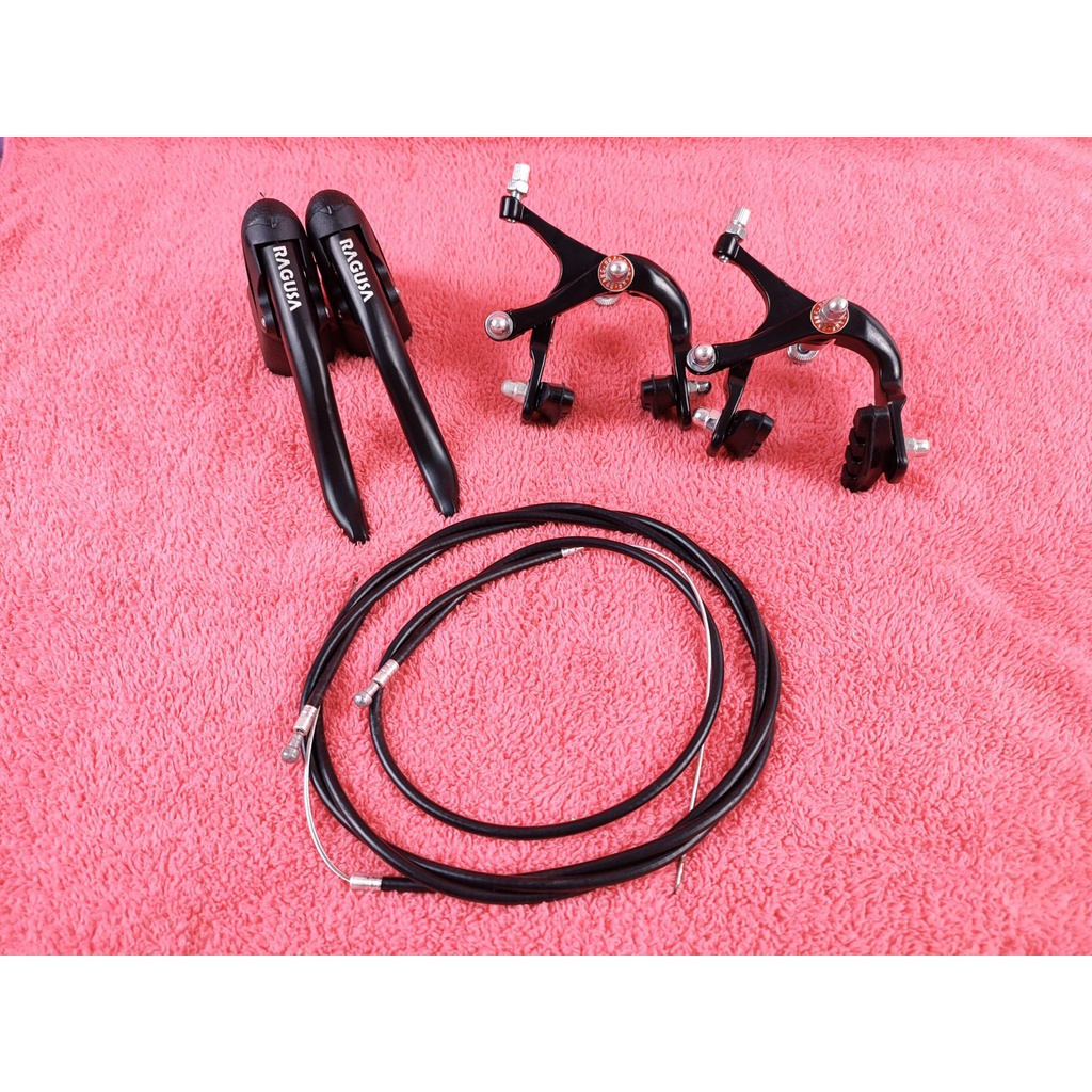 Ragusa C60 Road Bike Rim Brake Caliper Set Bicycle Brake Lever Caliper