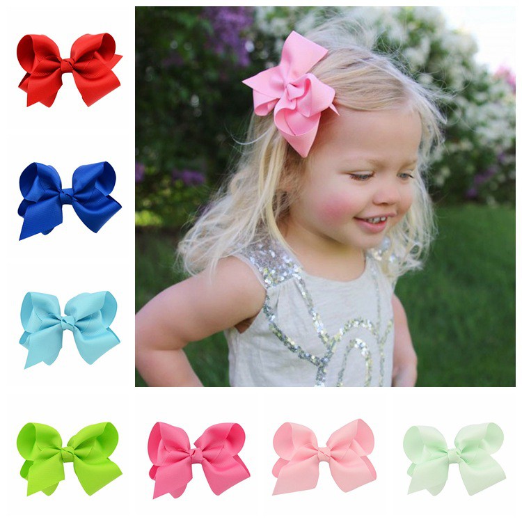 baby girl hair bow clips