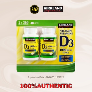 Kirkland Signature Vitamin D3 1000IU 25mcg 360 Tablets - Sold Per Bottle #3
