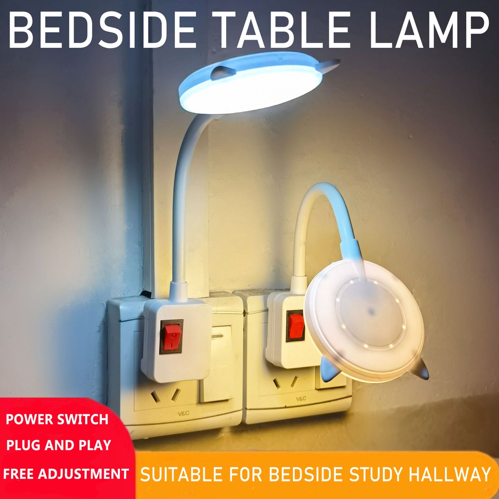 Pink Rechargeable LED Desk Lamp Study Lamp Dimming Table Lamp Foldable