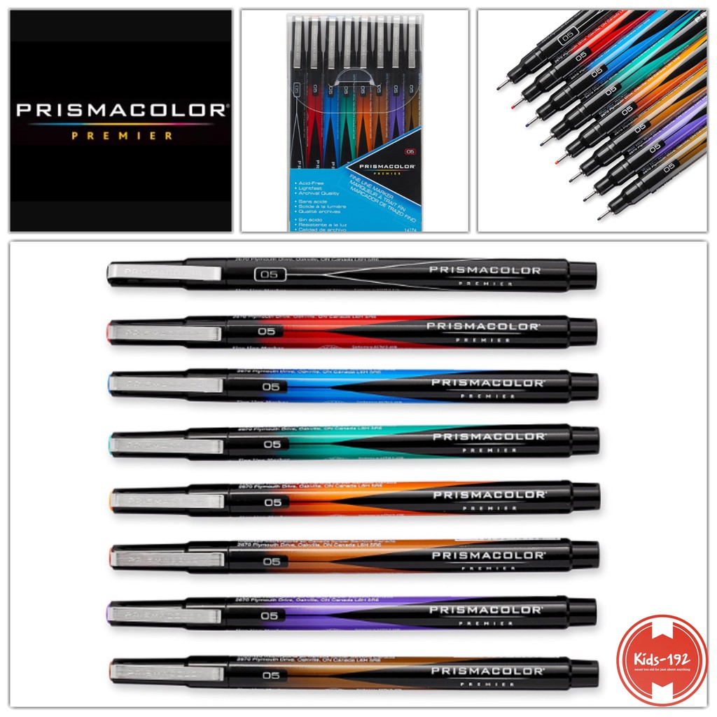 Prismacolor Premier 0.5 Fine Illustration Markers 8-pc 14174 | Shopee ...