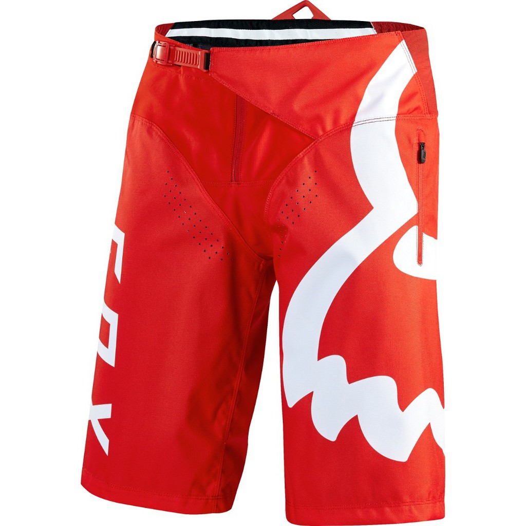 red biking shorts