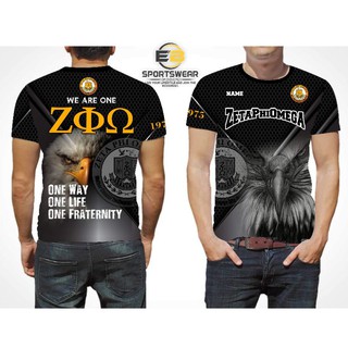 Zeta Phi Omega. ZPO Fraternity T-shirt. Sublimation #1