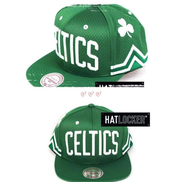 green celtics hat