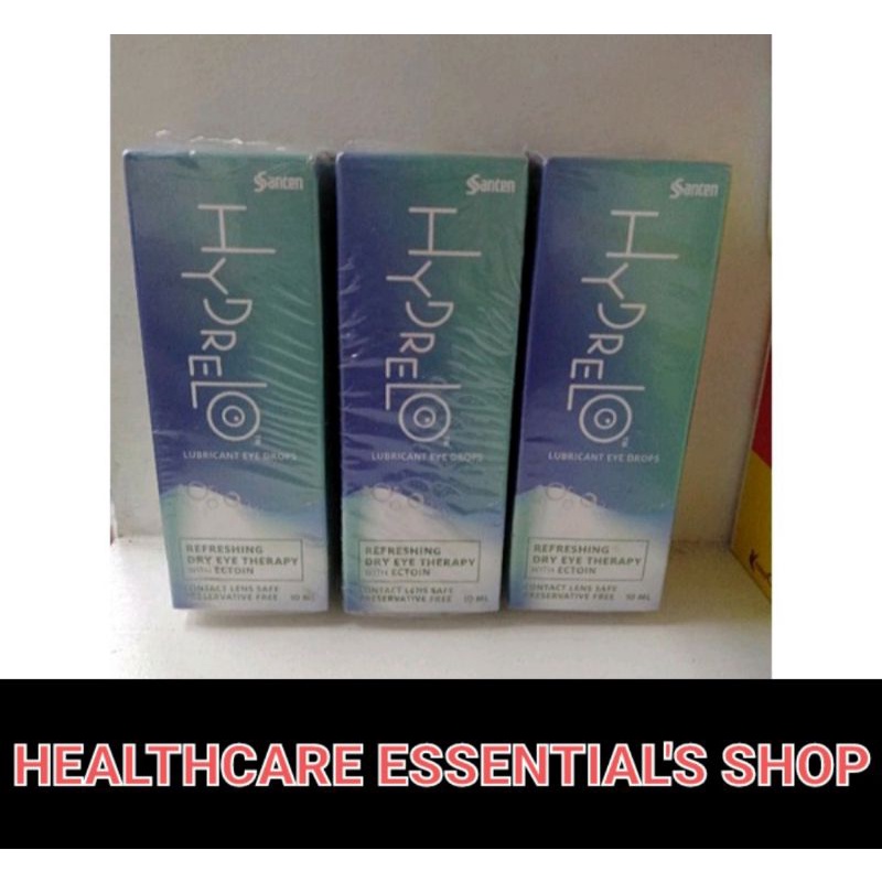 HYDRELO LUBRICANT EYE DROPS 10ML(100 original) Shopee Philippines