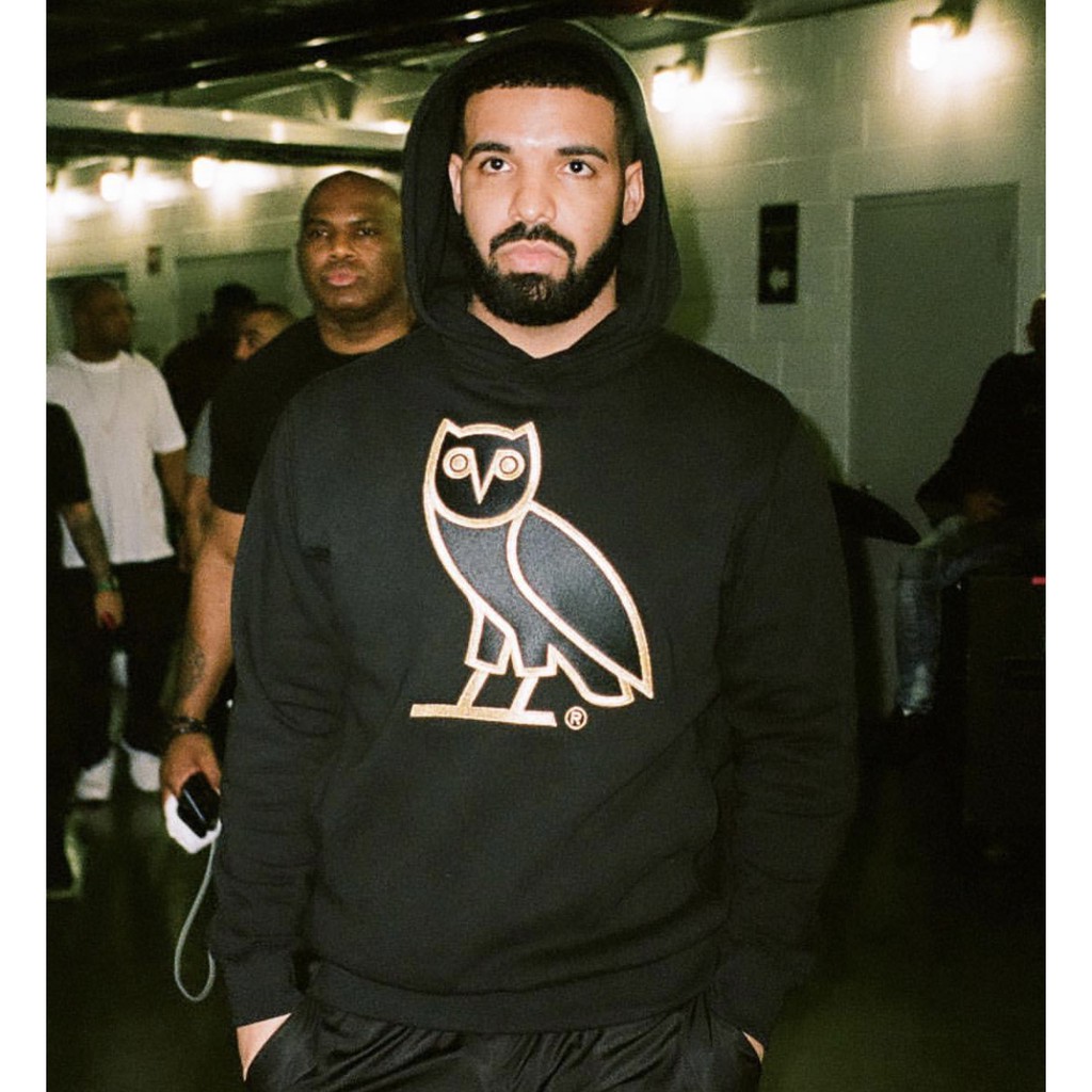 drake owls hoodie green