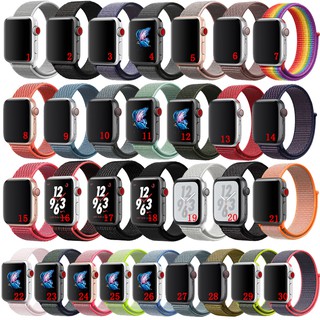 Nylon Loop iWatch Band Strap for Watch Series 8 7 6 1 2 3 4 5 se 42mm 44mm 38mm 40mm 41mm 45mm 49mm #6