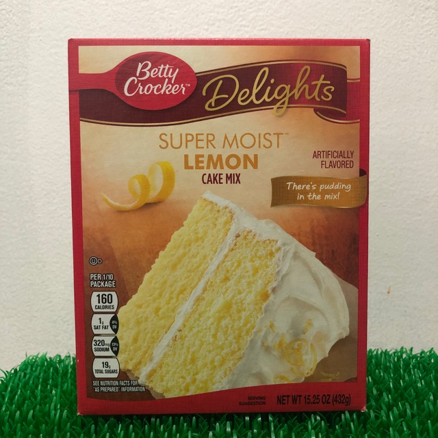 Imported Betty Crocker Super Moist Lemon Cake Mix 432g Shopee Philippines