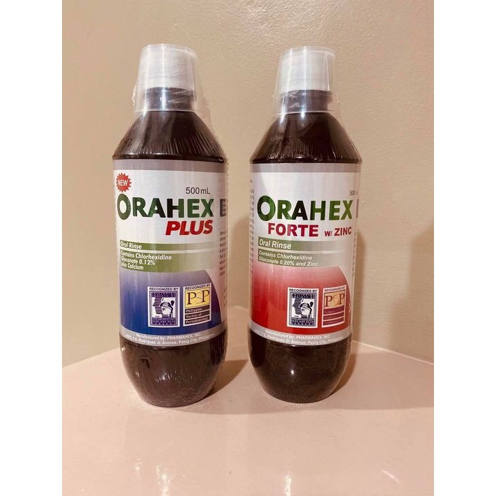 ORAHEX FORTE WITH Zinc/Orahex Plus Mouthwash 500ML Shopee Philippines