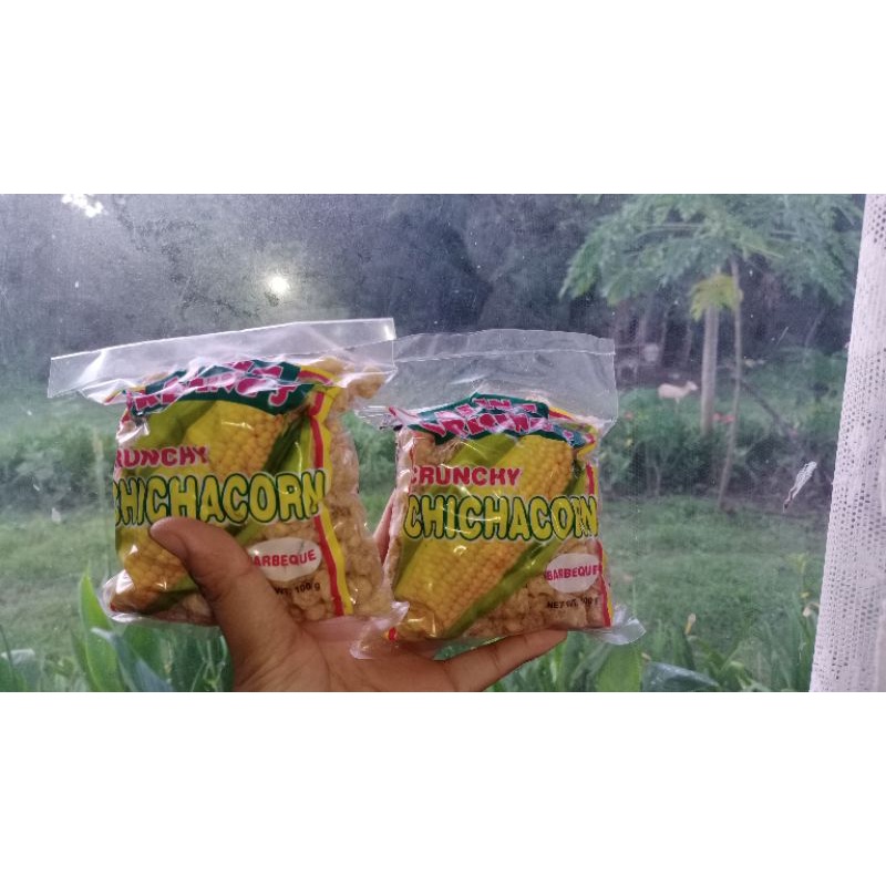 Crunchy Chichacorn barbeque flavor (100grams) PRODUCT OF PAOAY, ILOCOS