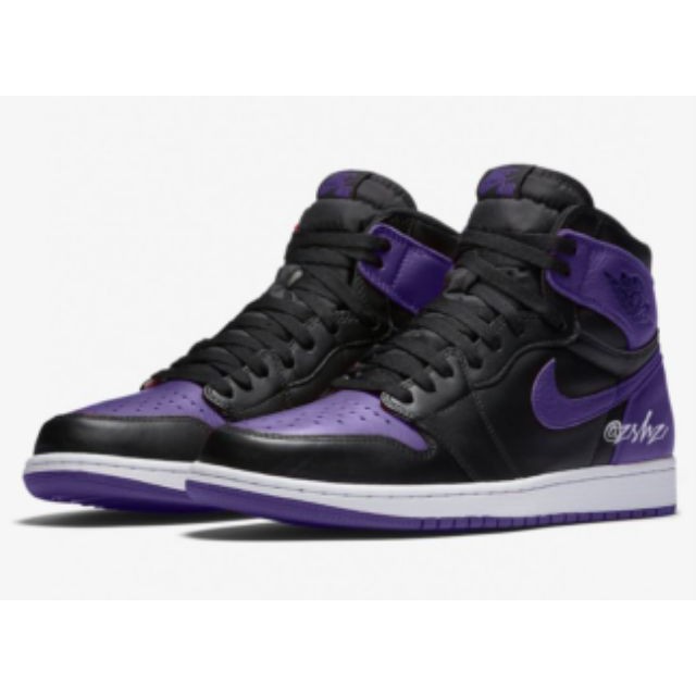 court purple jordan 1s