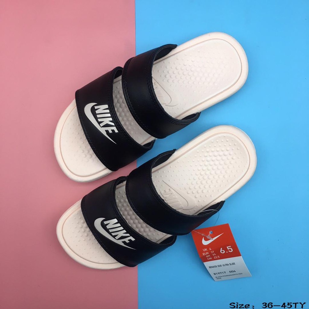 nike benassi slides double strap