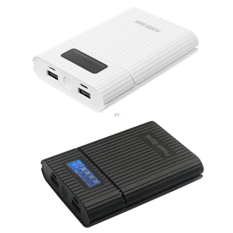 Charger Battery Case Portable DIY 8x18650 Power Bank Box With 2 USB Output/Micro And Type C Input I.1476522276