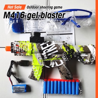 Graffiti ak-47 gel blaster adult children's war interactive toy m416 toy guns electric automatic