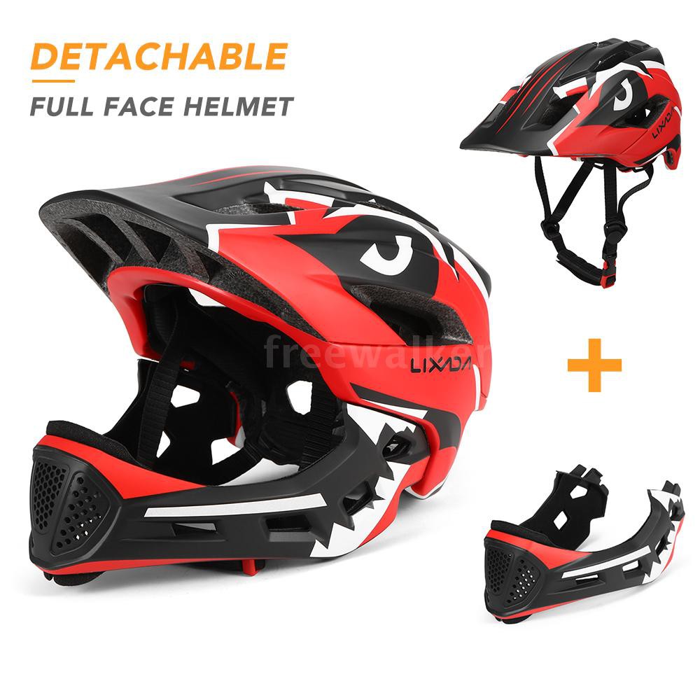 detachable full face mtb helmet