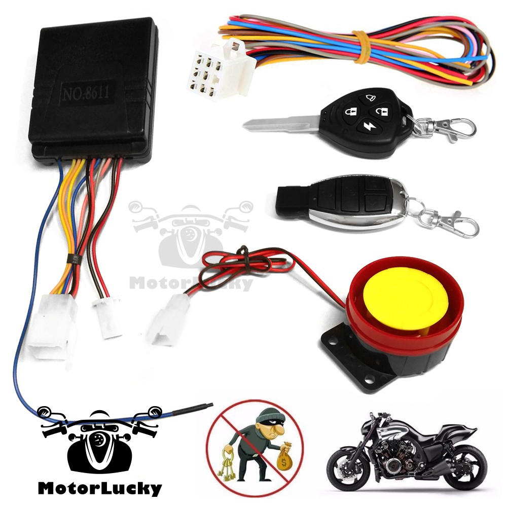 talking alarm for motorcycle