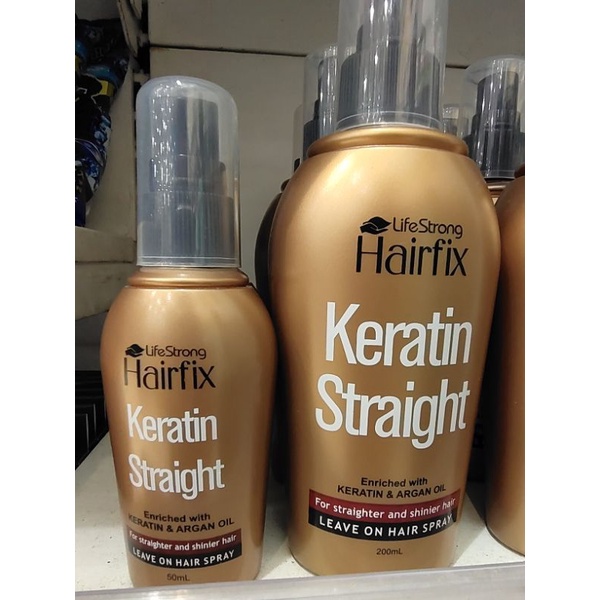 Hairfix Keratin Straight Hair Spray 200ml Shopee Philippines