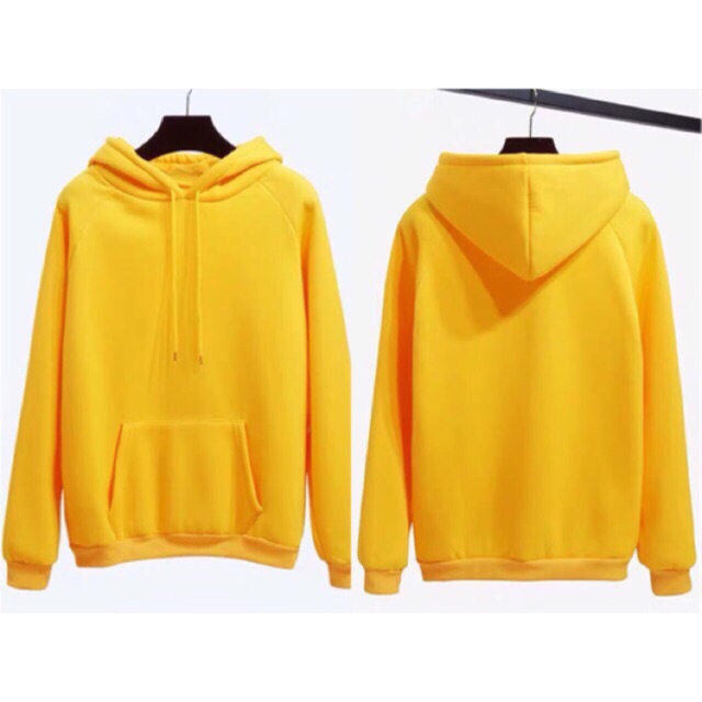 yellow hoodie fashion