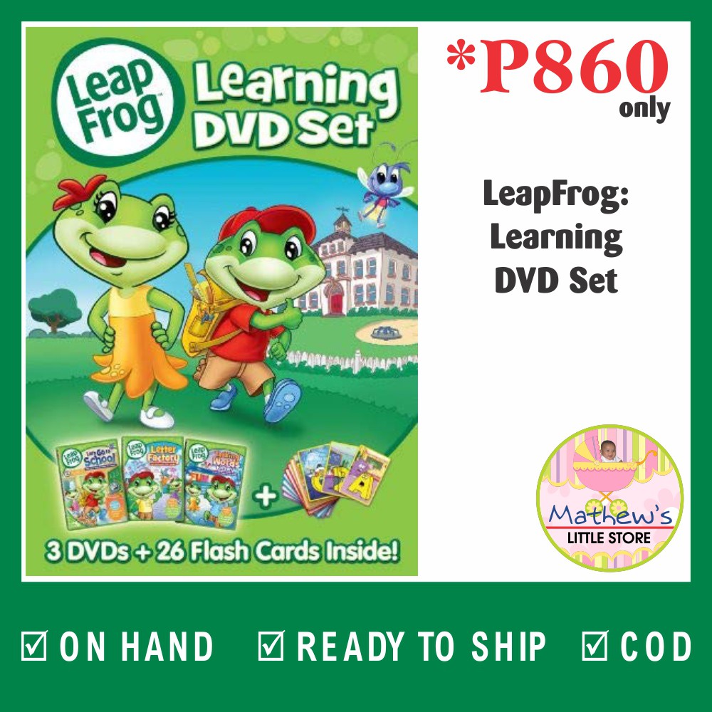 LeapFrog Learning DVD Set LEAPFROG Shopee Philippines