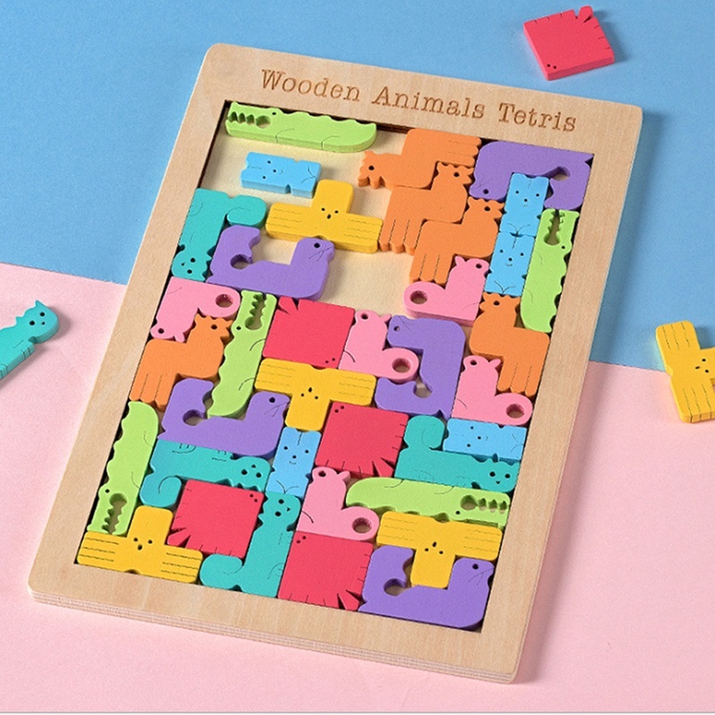 tetris wooden puzzle toy