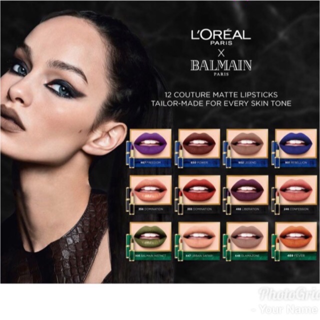AUTHENTIC L'oreal X Balmain Matte Lipstick | Philippines