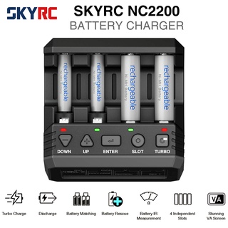 New SKYRC NC2200 12V/2.0A 4 Slots AA AAA Battery Charger & Analyzer NiMH/NiCD Batteries Charger, NC1500 SKYRC Charger 5V 2.1A