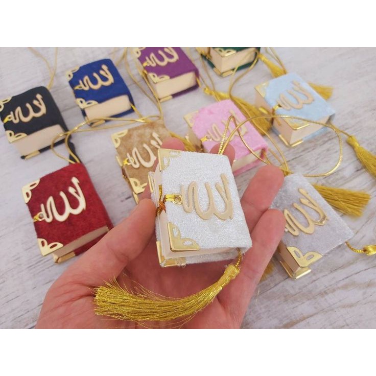 10 pcs luxury mini quran tasbih souvenir set, personalized muslim souvenirs, wedding favors, retail baby shower gift, Graduation favors.muslim item